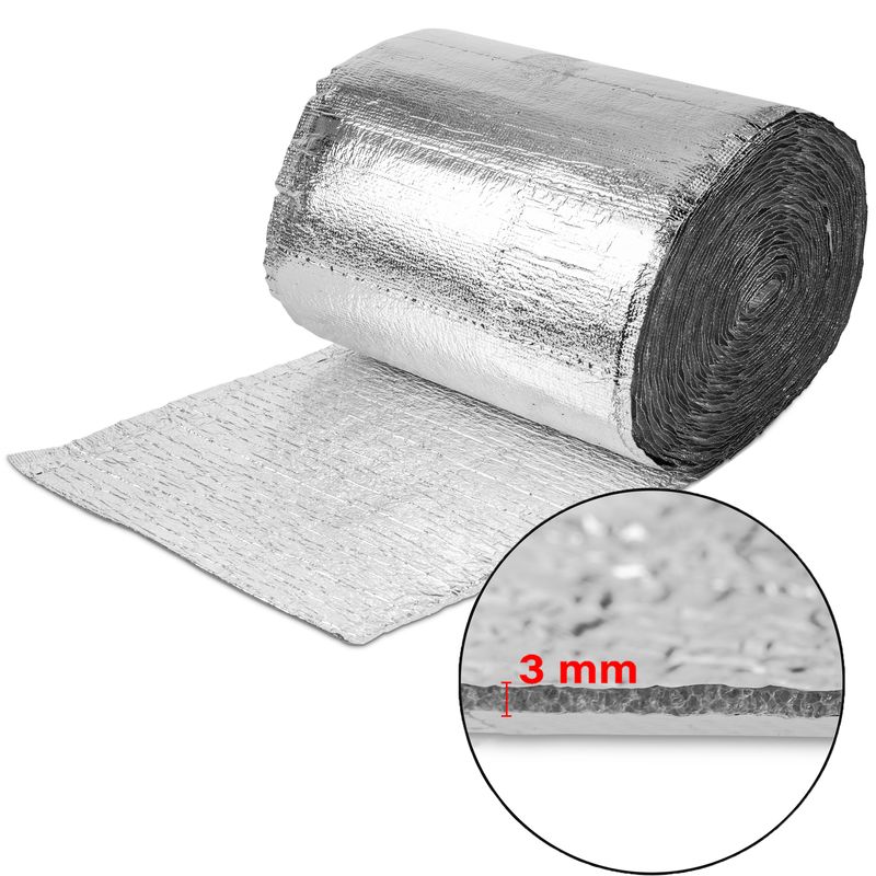 Roll of Miloo reflective foam core insulation